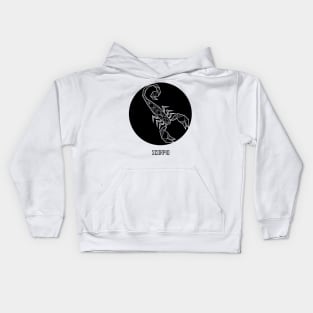 Scorpio - Geometric Astrology Kids Hoodie